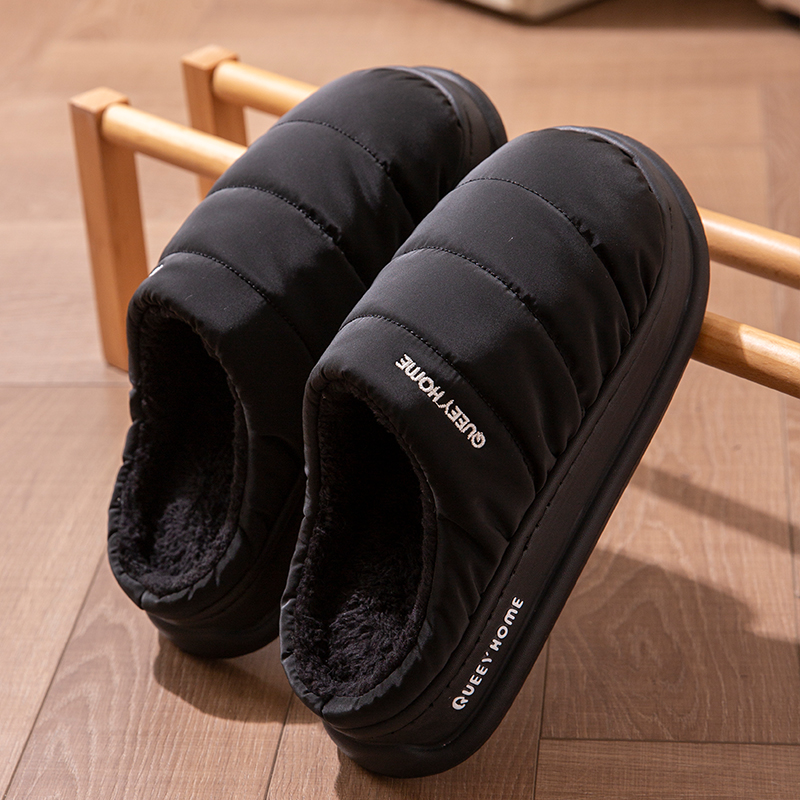 Men'S Shoes Water Resistant - Męskie nowe zimowe kapcie puchowe: antypoślizgowe,
