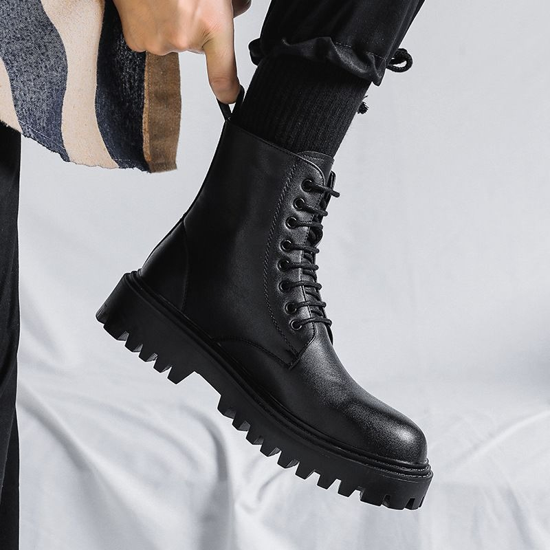 Męskie wysokie skórzane buty w – Men'S Shoes Increase Height recenzja i cena