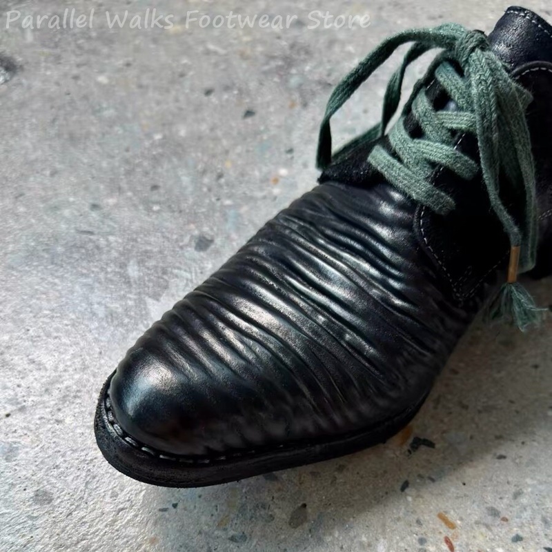 Męskie plisowane skórzane buty – Men'S Shoes Smart recenzja i cena