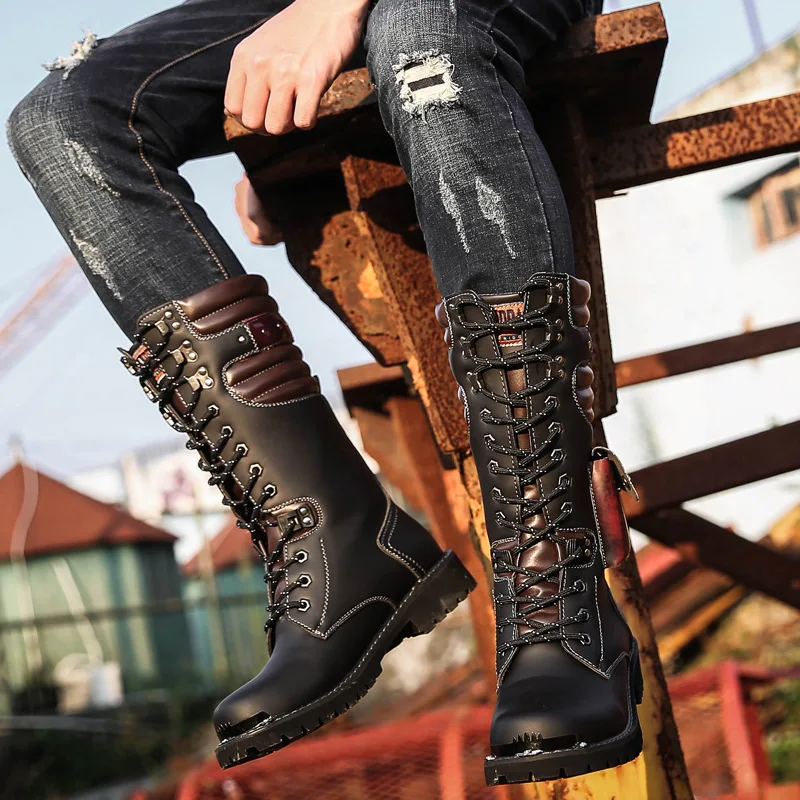 Męskie skórzane kozaki do kola – Men'S Shoes Hoka Sale recenzja i cena