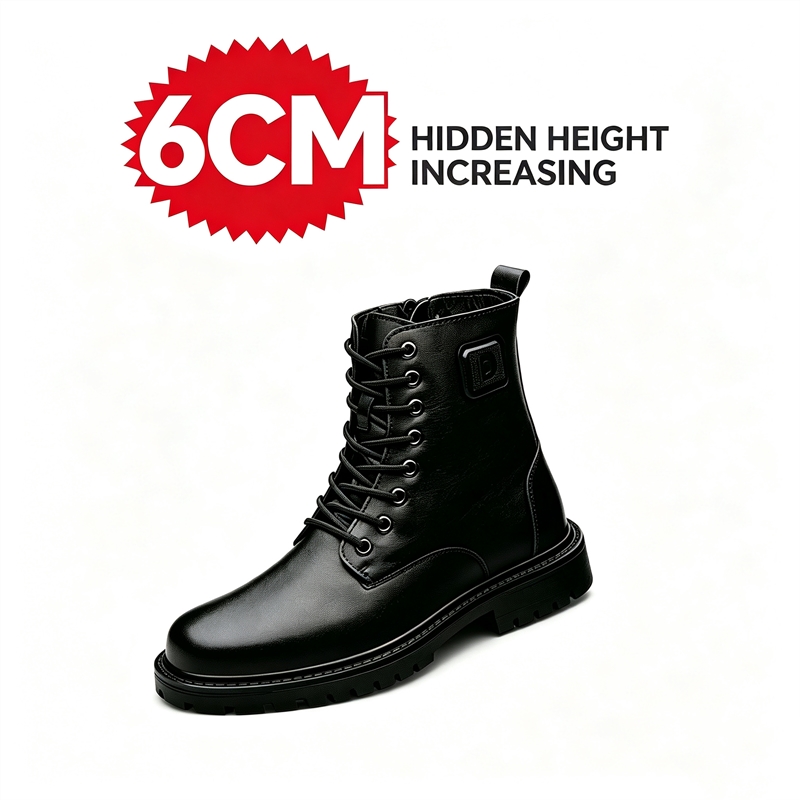 Męskie skórzane buty z ukrytym – Men'S Shoes Increase Height recenzja i cena